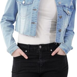 INDIGO SAINTS Women's Luxury Clothing Denim Jackets, Comfortable & Stylish Coat
