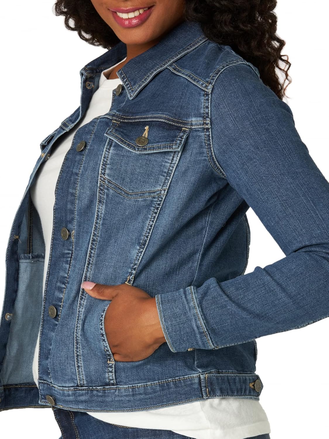 Riders by Lee Indigo Women's Plus Size Denim Jacket - Image 2