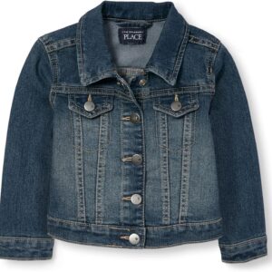 The Children's Place Baby Toddler Girls Basic Denim Jacket