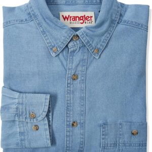 Wrangler Men's Denim Button Down Shirt