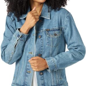 Wrangler Women's Relaxed Fit Memory Maker Jean Jacket